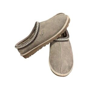 UGG Tasman Slippers Mens GREY Suede Slip-On Comfort Mule Outdoor Size 8
